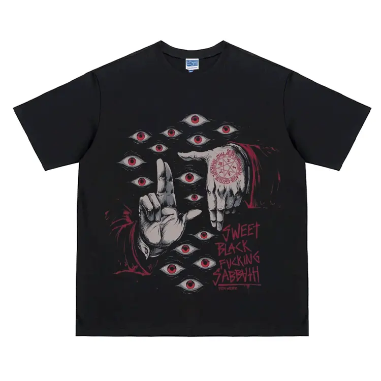 Hellsing "Alucard" Vintage Oversized Tee Anime T-shirt 100% Cotton Original Design Men's Top for Fans Unisex style