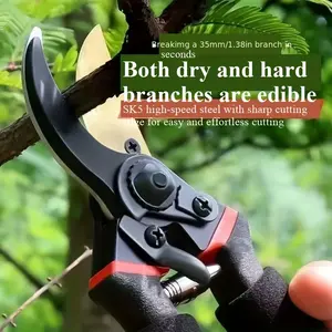 Garden Pruning Shears for Strong Branches, Gardening Clippers, Fruit Tree Trimming, Comfortable Grip, Durable Heavy Duty Tree Pruning Tool