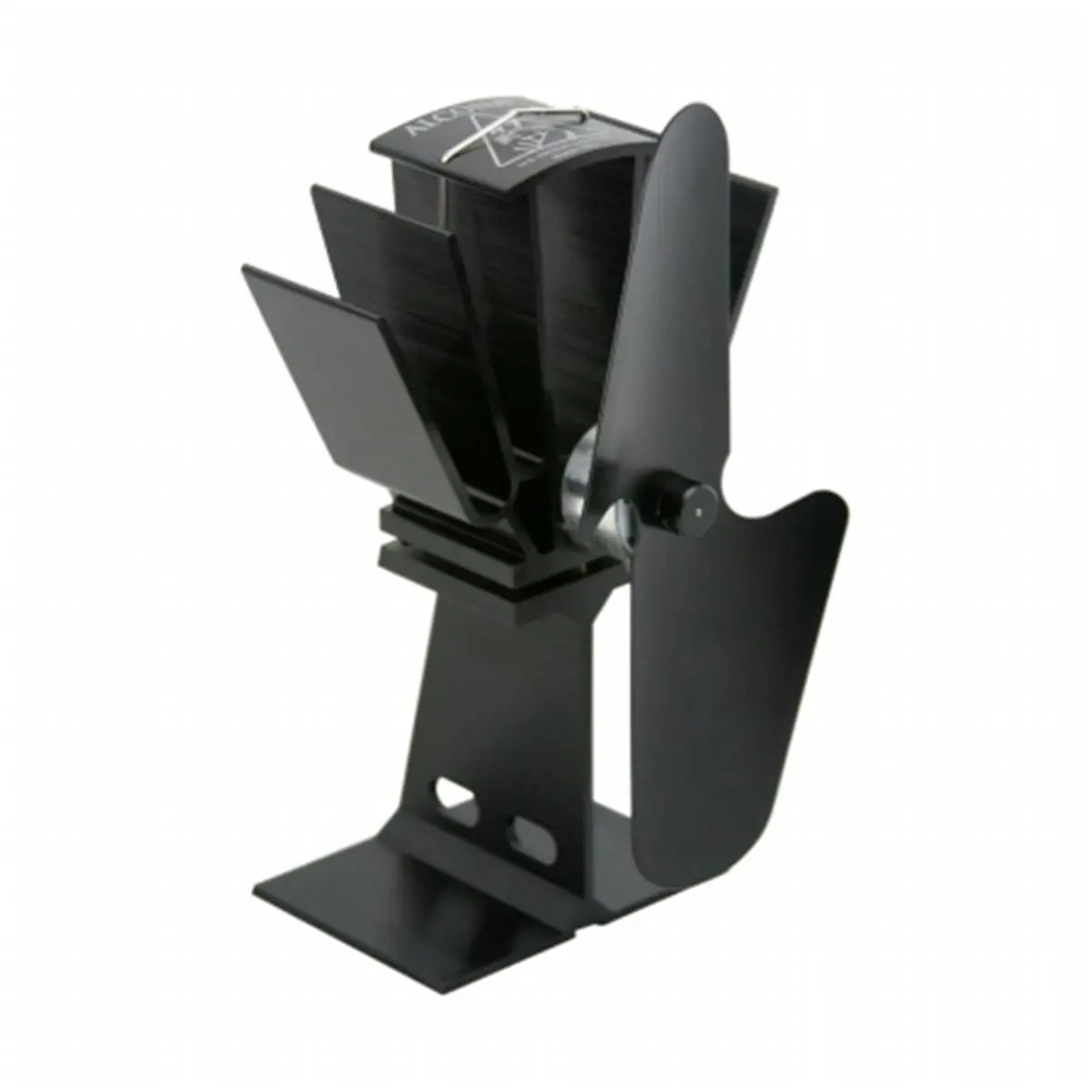 Caframo 800CAXBX Original Heat-Powered Stove Fan - Black Blade, 100 CFM, Automatic Speed, Adjustable, Cordless, Costs Nothing to Operate, Home & Festive Decor Essential Supply