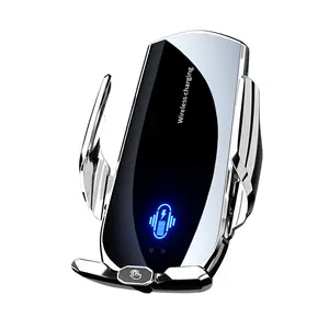 Smart Car Wireless Charging Phone Holder Air Vent Magnetic Charger Auto Electric Clamp Accessory