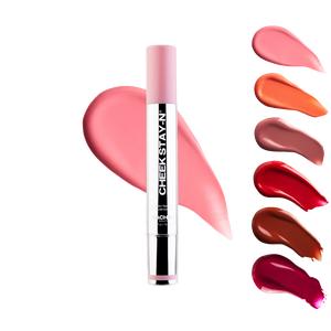 sacheu Cheek STAY-N blush - All-day Liquid Blush Tint Makeup - Long-lasting, buildable, ultra-blendable dewy blush - Comes in Rose Peach and others