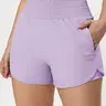 Women's Solid Color Pocket Gym Activewear Shorts, Casual Comfy Breathable Quick Drying Skinny Shorts for Daily Outdoor Wear, Ladies Bottoms for Summer, Beach Outdoor Wear