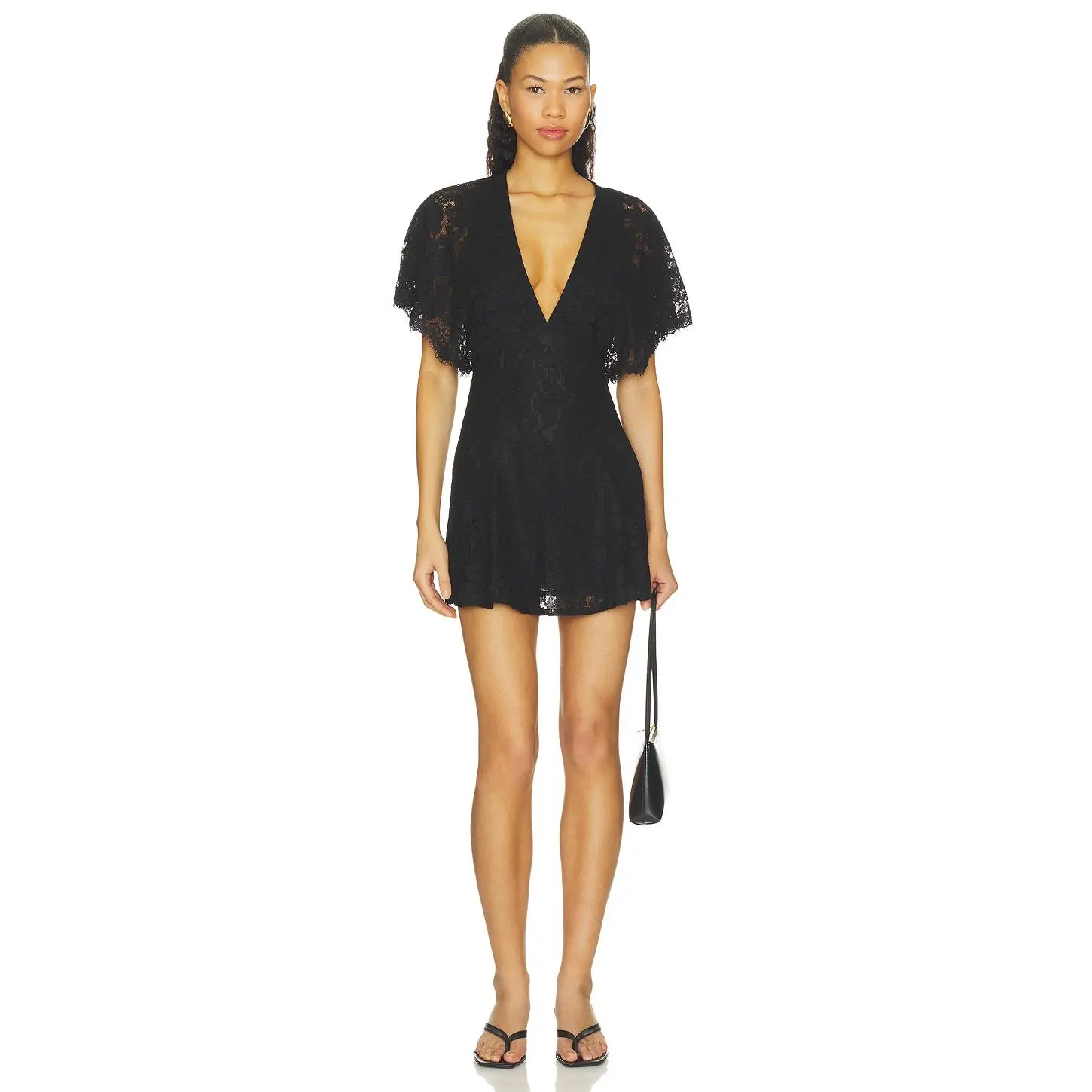 Tularosa Letta Mini Dress in Black