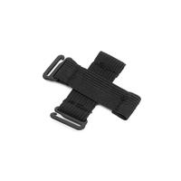 Black Strap Keepers (one pair)