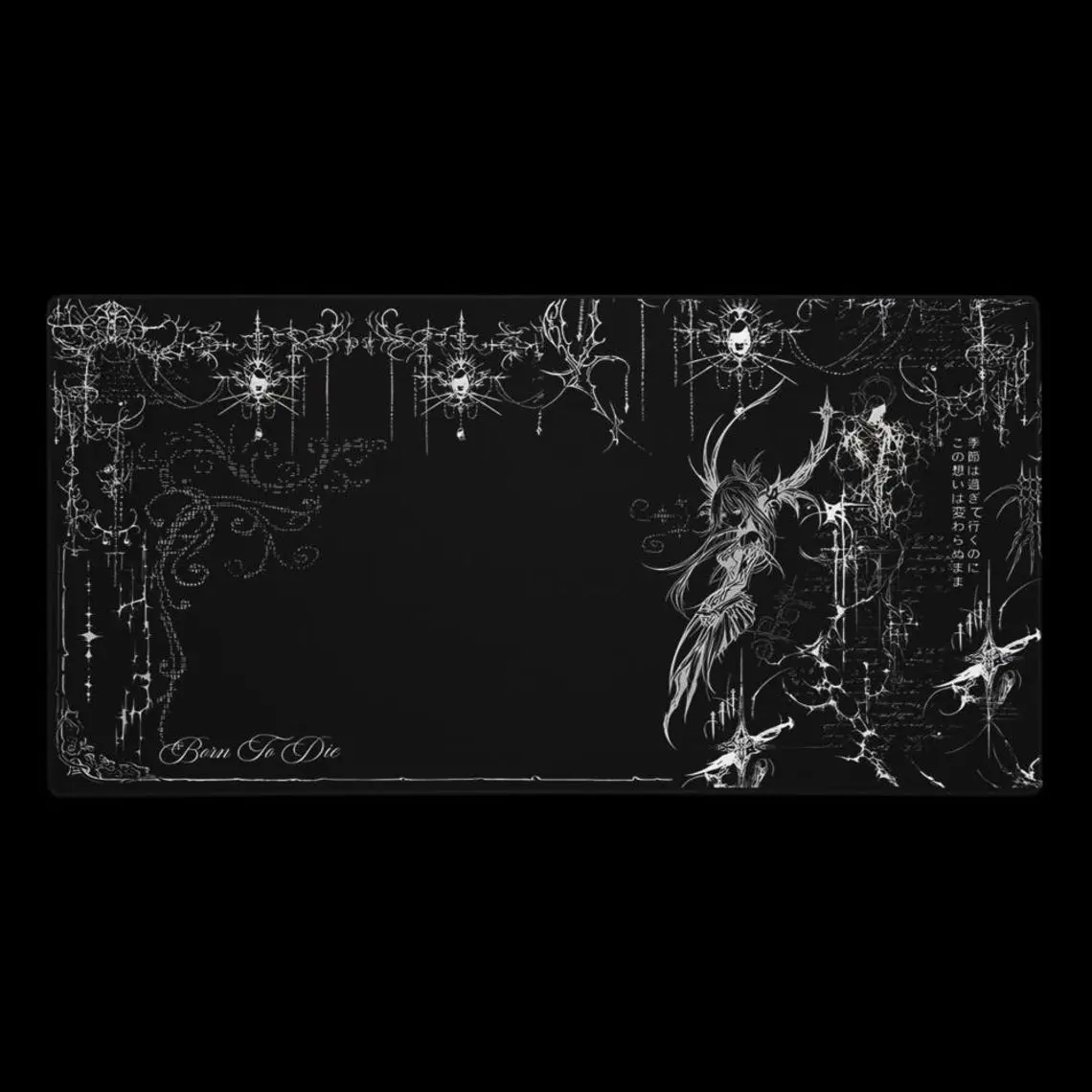Cybersigilism Gaming Mouse Pad – Dark Cyber Sigil Desk Mat, XL Non‑Slip Mousepad