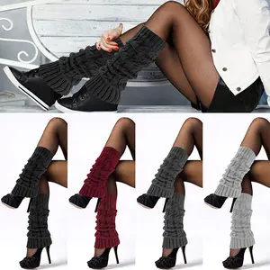 3 Pair Fashion Leg Warmers for Women - Chic Knitted Design | Trendy Multiple Colors | Ultra-Soft & Warm | Perfect Cold Weather Accessory for Outfits & Street Style‌,Christmas Gift For Women Elegance Casual