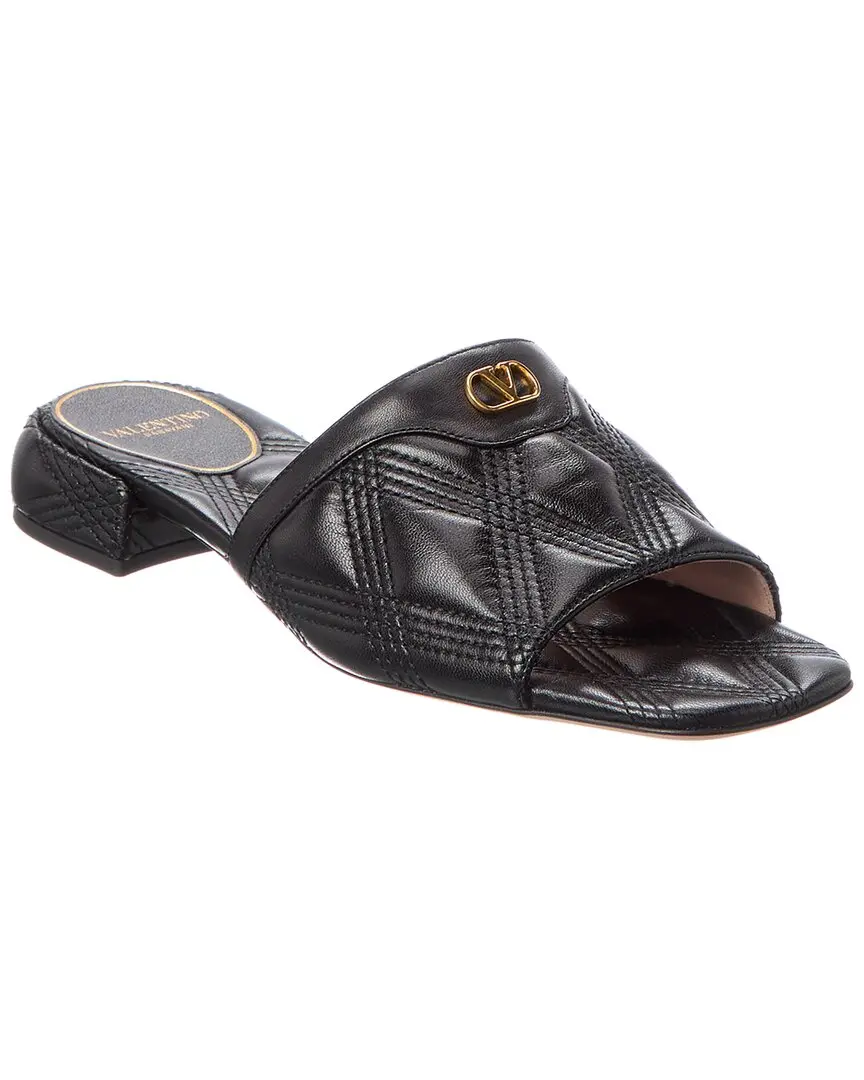 Valentino VLogo Leather Sandal