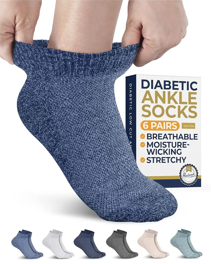 Blues & Neutrals Pack - 6 Pairs