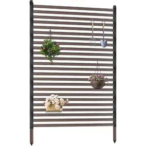 Outdoor  Screens, 3FT X 5FT Decorative  Fence Panels for Patio, Backyard and Garden(Brown)