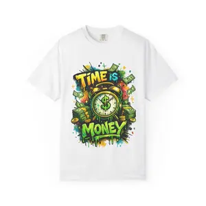 Time Is Money Graphic T-Shirt — anime tee
