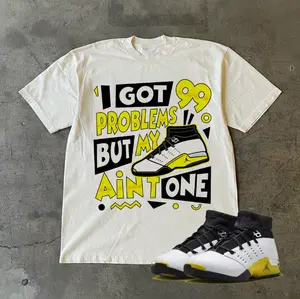 I Got 99 Problems But My Sneakers Ain't One Shirt To Match AJ 17 Low Lightning, Streetwear Style, Sneaker Fashion