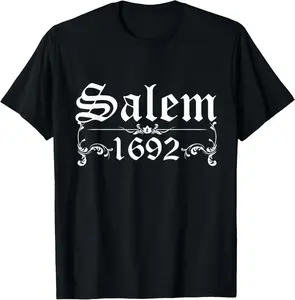 100% cotton Unisex Occult Salem 1692 Wiccan Believe Witchcraft Design T-Shirt
