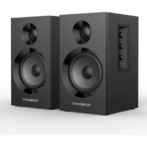 3 Bookshelf Speakers with USB DAC HiFi Stereo Sound for PC Computer Gaming Monitors Adjustable Bass Treble 3 5 Inch Woofer 1 Inch Silk Dome Tweeter