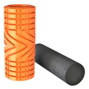 2 In 1 Foam Roller  Textured Deep Massage With Smooth Style
