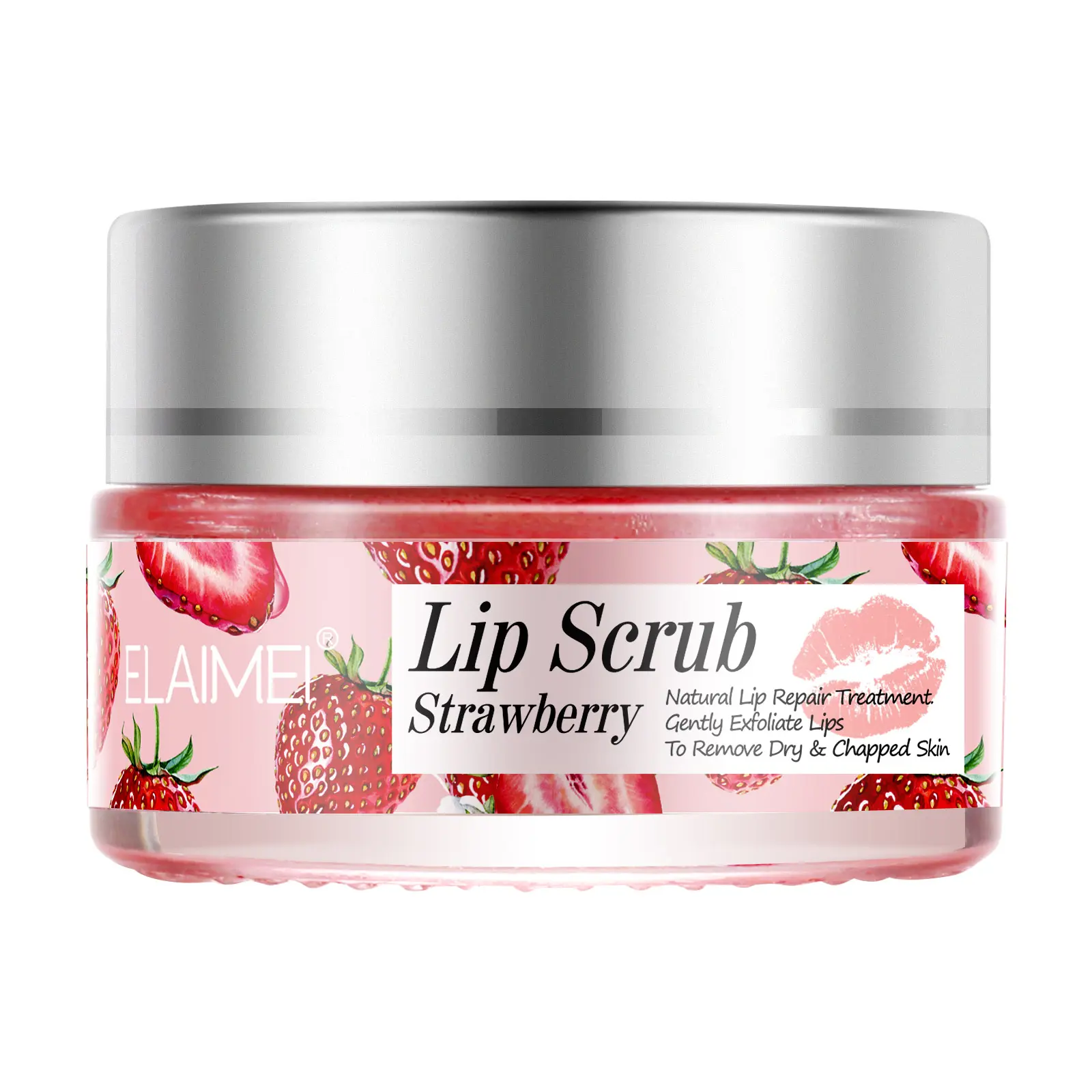 【live】ELAIMEI Strawberry Lip Scrub – Gentle Exfoliation & Nourishing Care