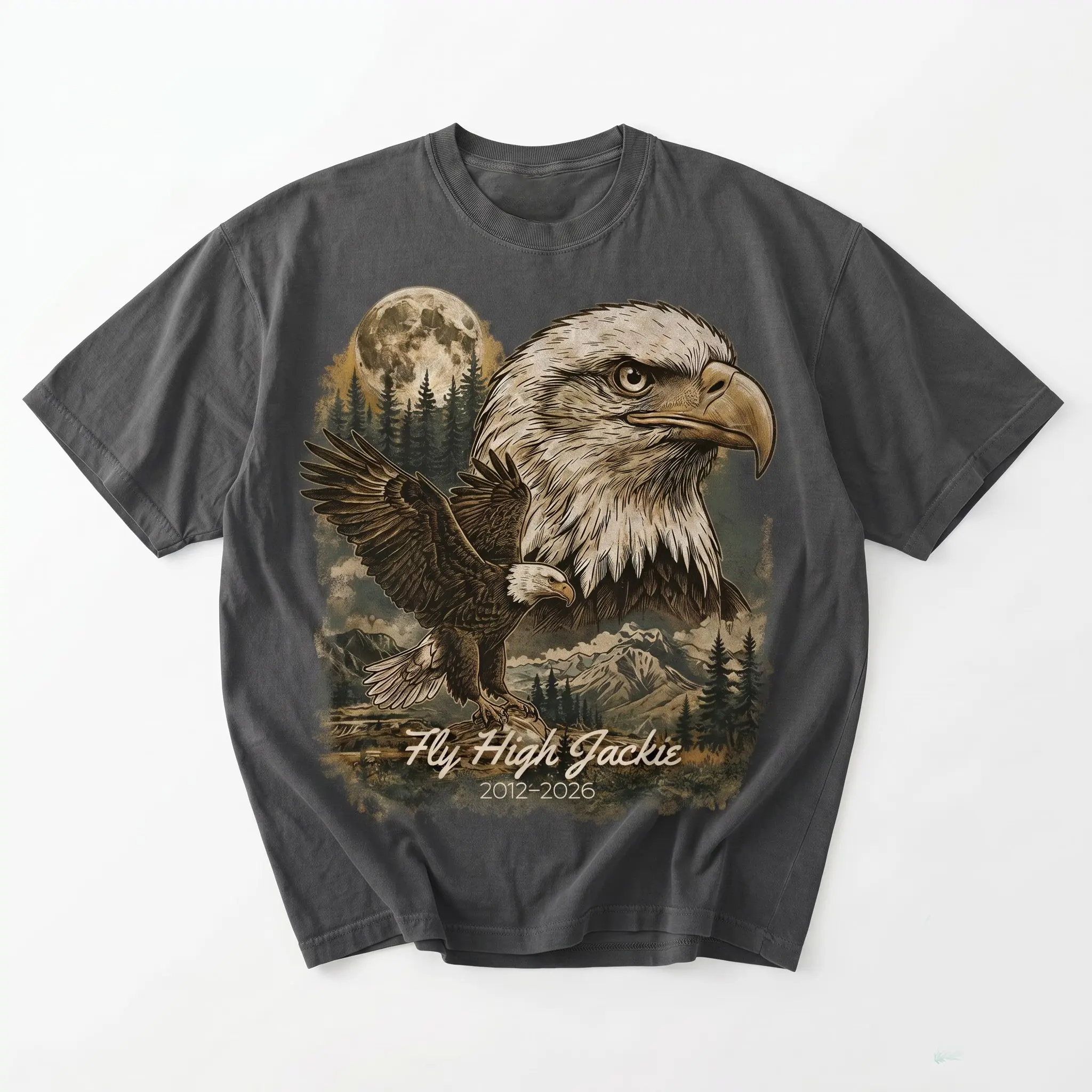 Jackie The Bald Eagle RIP Comfort Colors Shirt, Fly High Jackie Tee, Big Bear Bald Eagle Shirt, Viral Nest Cam Eagle T-Shirt, California Wildlife