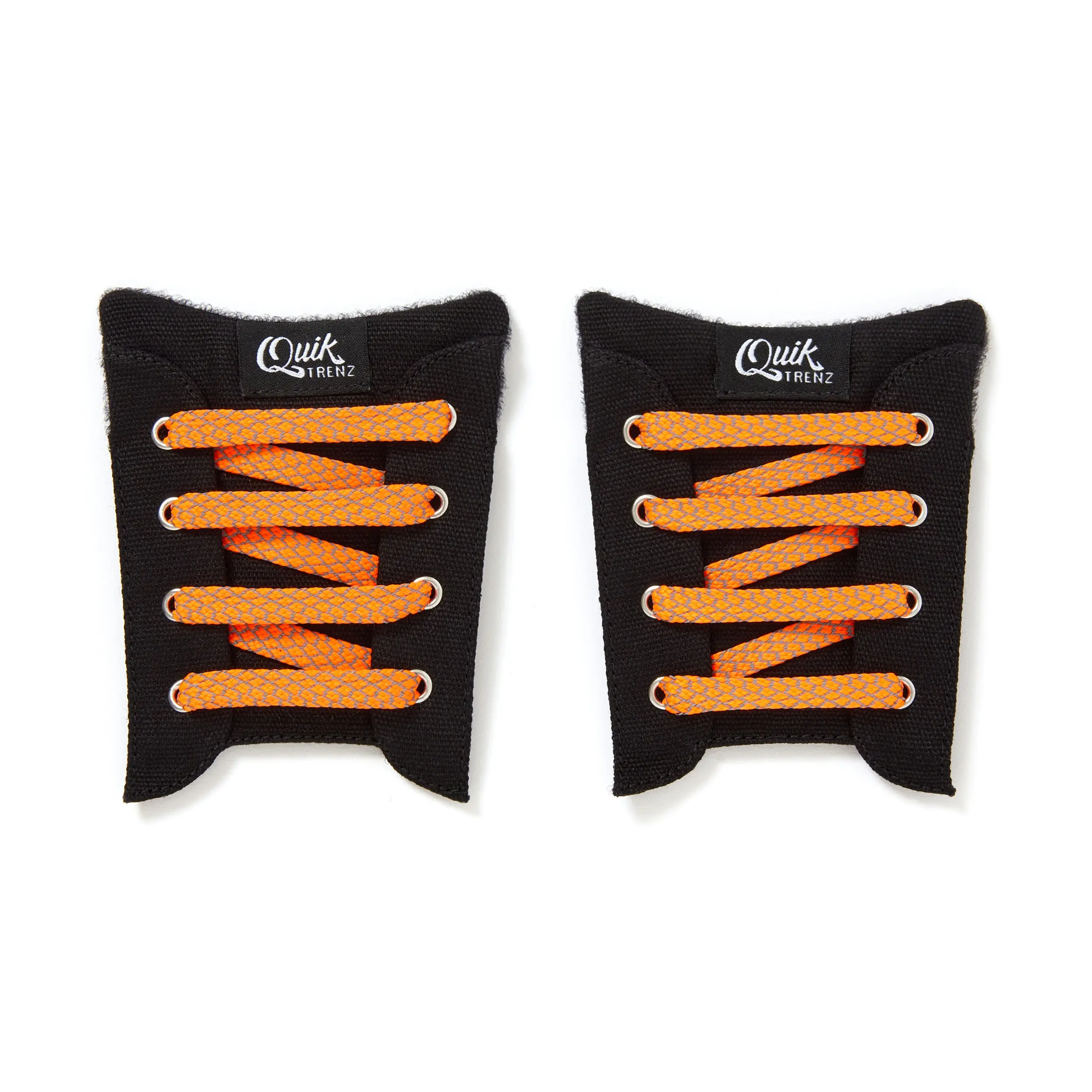 REFLECTIVE - BF Orange Shoelace-Velcro Laces-Kids Shoes Accessories Training Trainer