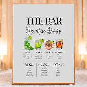 EddyArtServices’ Signature 4 Cocktail Menu with Recipes for Any Party