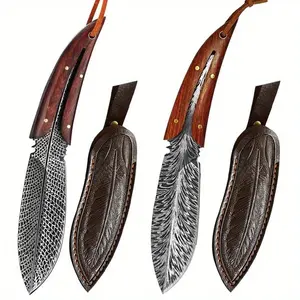 1/2PCS Stainless Steel Kitchen Knife Professional Sharp Boning Knife Multipurpose Butcher Knife Handmade Meat Cleaver Vegetable