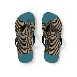 NST Clothing Signature Flip Flops in Ocean Blue