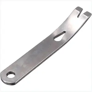 Silver Pocket Size Stainless Steel Crowbar Pry Bar Widgy Bar EDC Tool for Bushcraft and Survival,Hand Tools