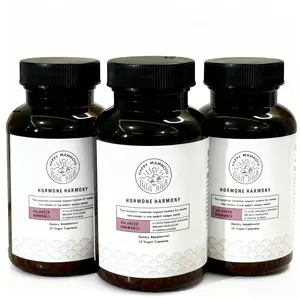 Menopause Relief - Happy Mammoth Hormone Harmony 3 Pack - Balanced Hormones Supplement - 72 Vegan Capsules - Free Same Day Shipping Mon-Sat - Expires 2026
