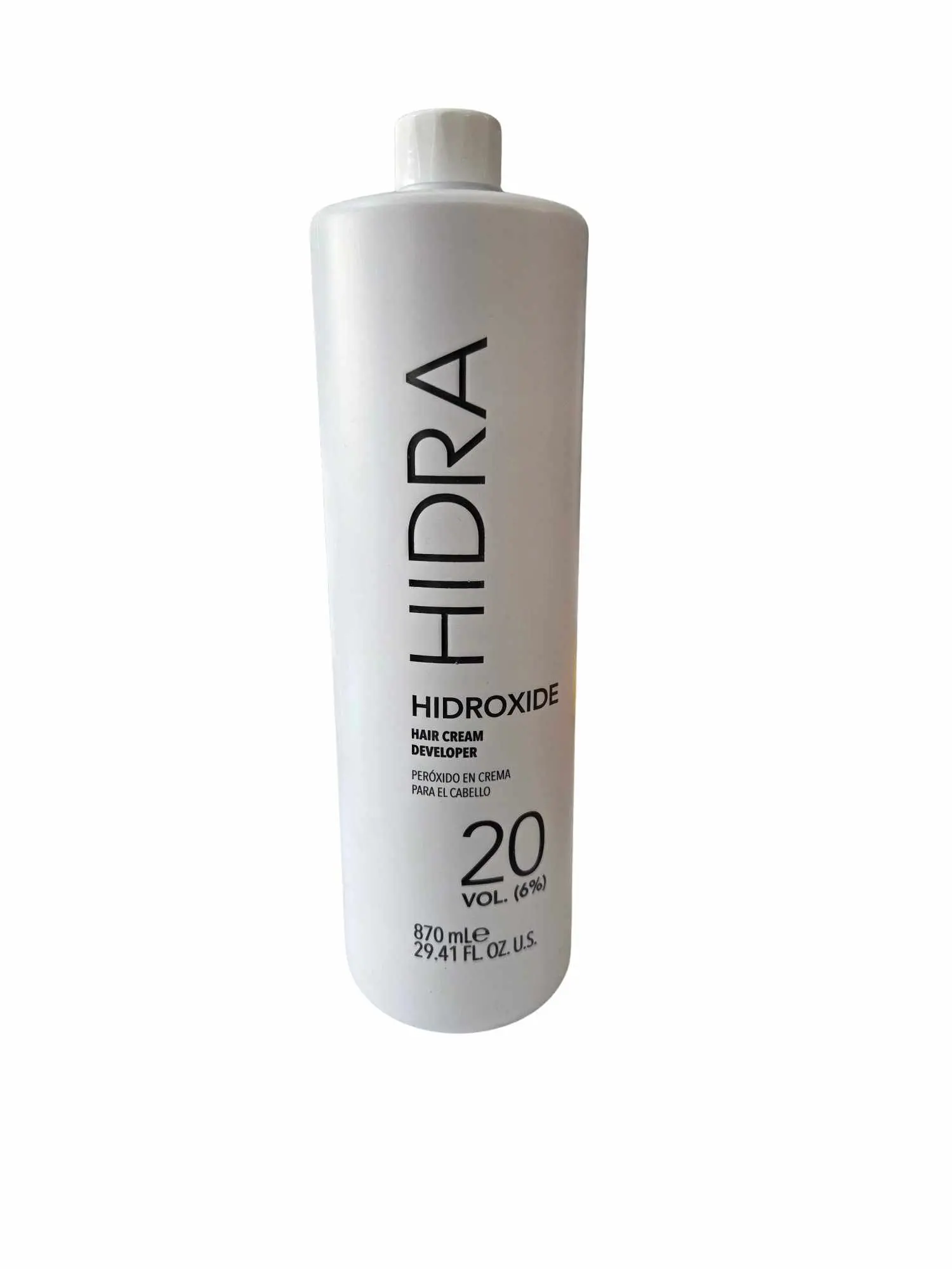 HidraColor Peroxide-Infused Ammonia-Free Cream Hair Developer, 20 Vol (6%), 29.41 Fl Oz Large Size, 24-Month Shelf Life Haircare Essential, Hair Coloring Products