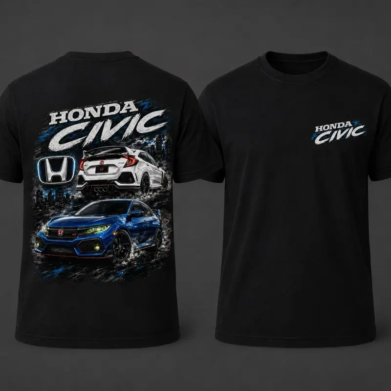Limited edition  Civic top Casual  Shirt Menswear