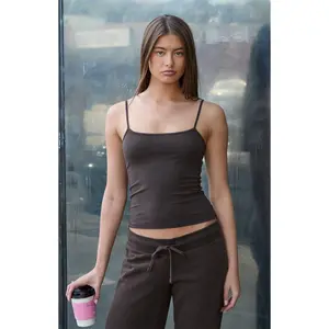 John Galt Women's Brown Tank Top