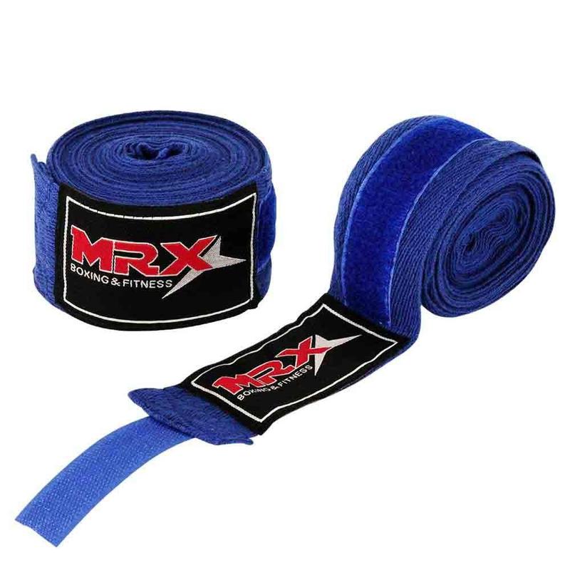 MRX Boxing Hand Wraps 100% Polyester Cotton Multi Colors 180 Inches Length Durable Comfortable Wrist Support for MMA Boxing Muay Thai Kickboxing Training