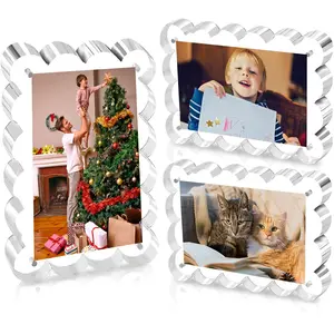 Magnetic Transparent Acrylic Frame, Create Your Own Honor Wall, Customizable Display Case, Ideal for Photos and Memories