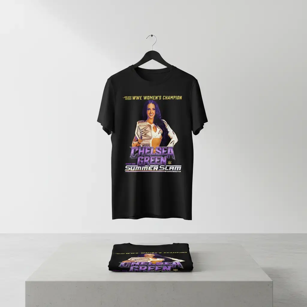 Chelsea Green SummerSlam 2026 Interim WWE Women's Champion T-Shirt, Wrestling Fan Collectible for Women