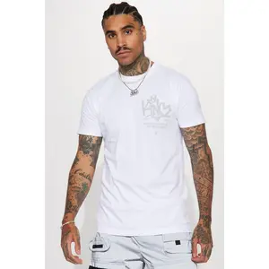 Crown Him King Short Sleeve Tee - White