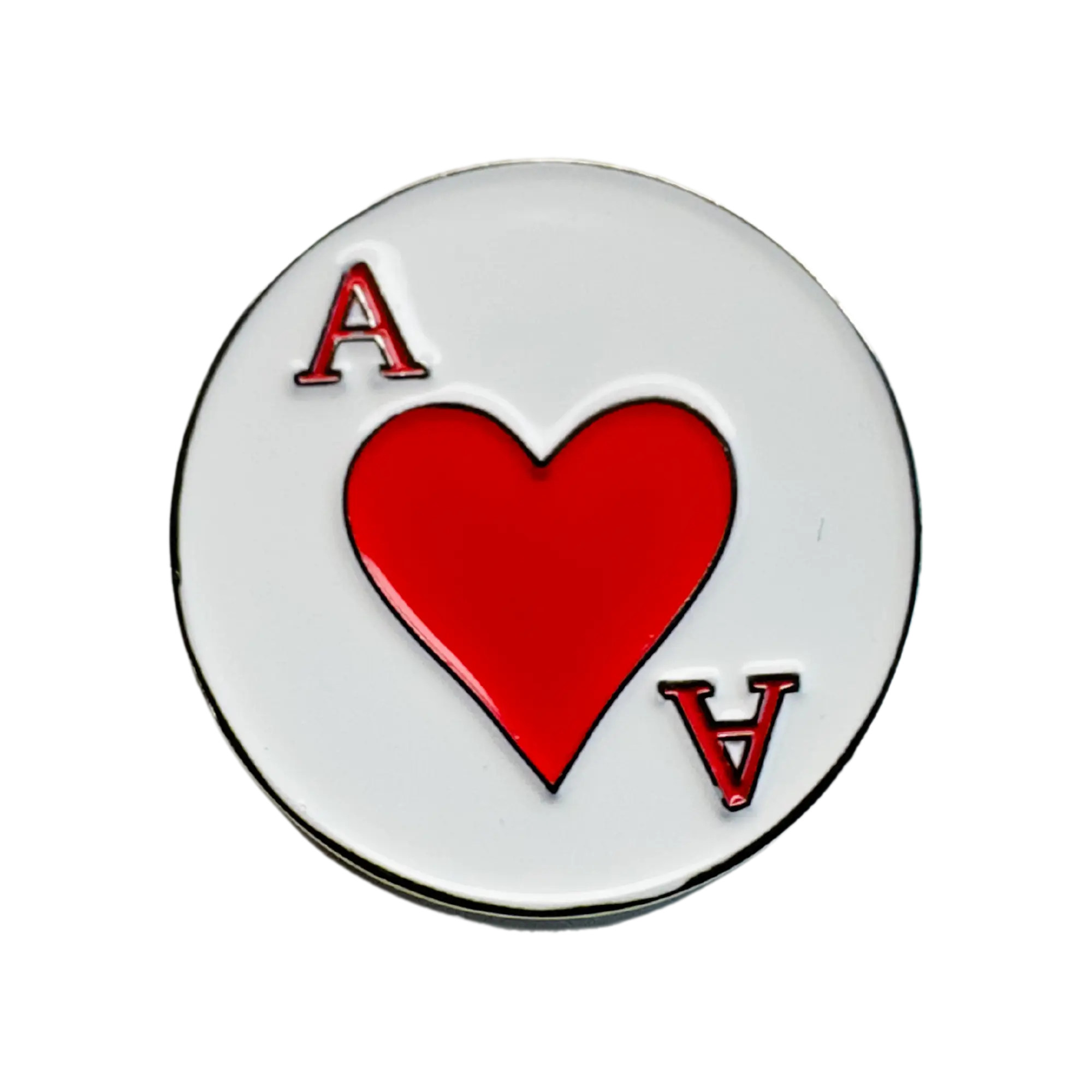 Ace of Hearts Magnetic pin