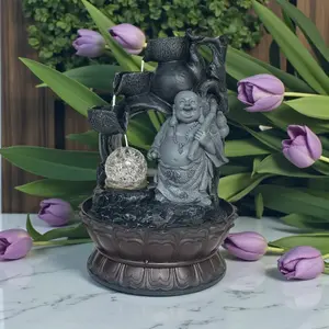 Water Fountain - Happy Buddha
