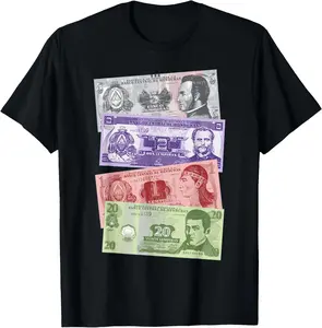 100% Cotton Honduras billetes, lempiras T-Shirt