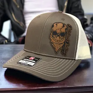 Original Outlaw Leather Patch Hat | We The People 1776 Custom Hat | Gift For Him Unique | Richardson 112 Hat