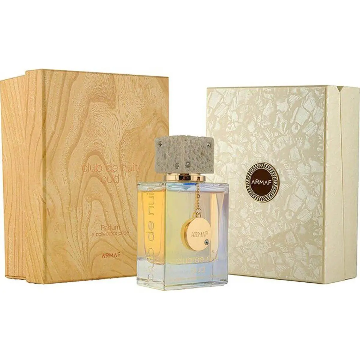 Armaf Club de Nuit Oud Unisex Eau de Parfum - Aromatic Citrusy Fragrance with Peach Top Notes, Oud Unisex Fragrance, Fresh Scent, 3.6 fl oz, New in Box, Fragrance Oud