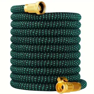 Expandable Magic Garden Hose, Heavy Duty, High Pressure Car Wash & Watering Tool, Outdoor Garden Pipe, No Kinks, Flexible Portable, 17ft-100ft