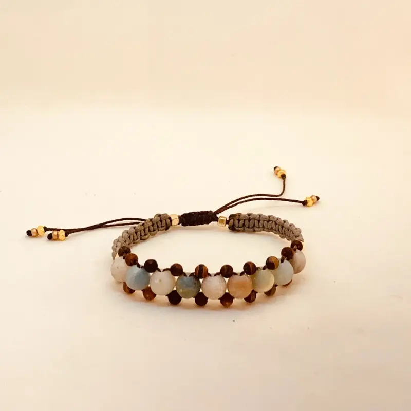 Jasper Bracelet - Handcrafted with Natural Jasper Stones, Adjustable Length, Perfect for Everyday Wear