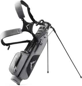 UNIHIMAL Par 3 Golf Lightweight Stand Carry Bag PRO with Dual Shoulder Straps –Pitch n Putt Golf Bag Easy to Carry and Durable for The Driving Range, and Executive Courses – 31.5 inches Tall