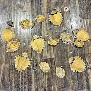 Sacred Heart Garland - Elegant Floral Garland with Heart Design, Ideal for Home Decor and Special Occasions