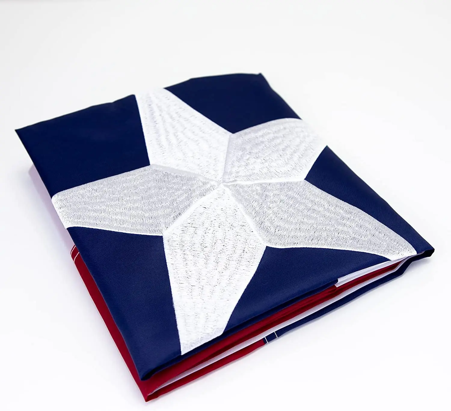 Texas Flag 4x6 Heavy Duty Outdoor - Embroidered Stars- Long Lasting Color Retention - Brass Grommets and 4 Stitch Hemming Banners Lightweight