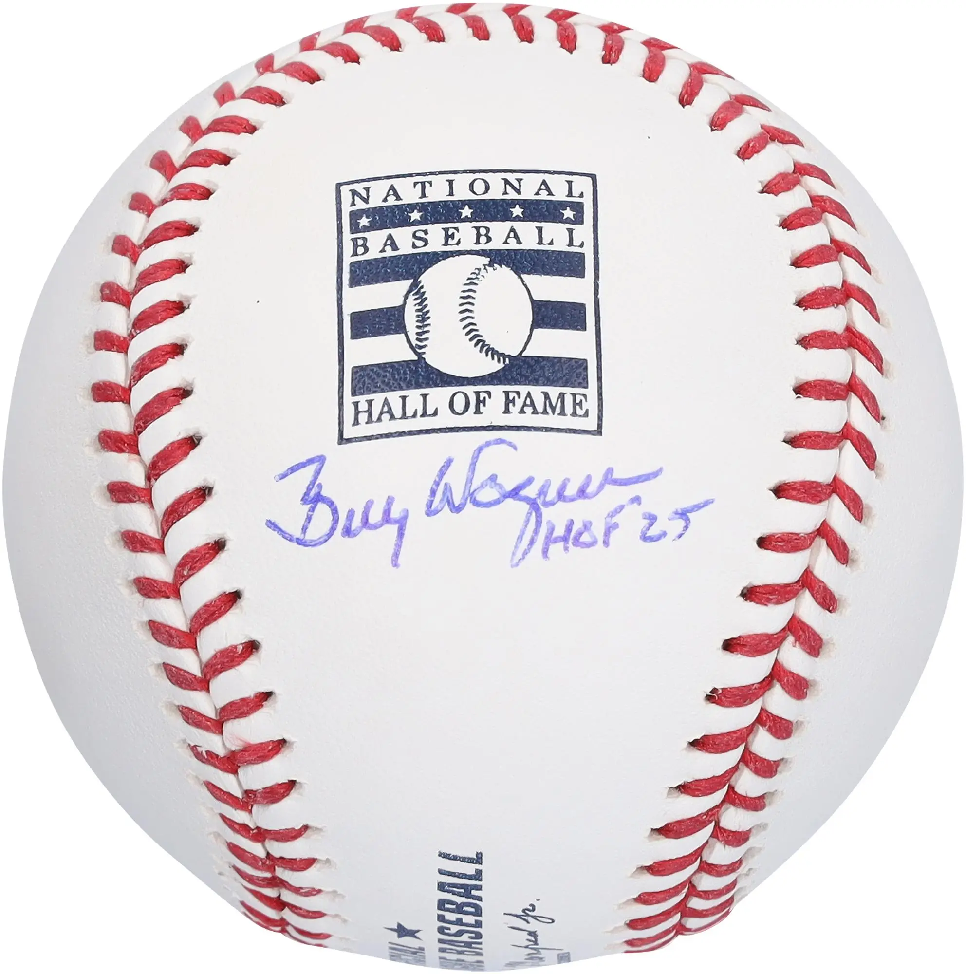 Billy Wagner Houston Astros Autographed Hall of Fame Logo Baseball with "HOF 25" Inscription - Fanatics Authentic Certified