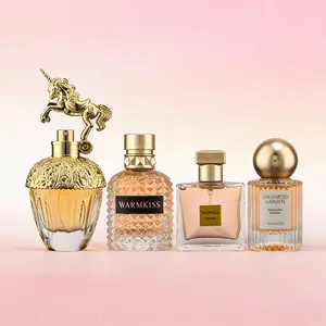 Warmkiss Enchanted Garden Perfume Set – 4 Unique Scents Including “Uncharted Garden” | Gold Unicorn Cap & Floral Packaging | Premium Women’s Fragrance Gift