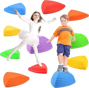 Stepping Stones for Kids, Set of 6/8/11 PCS for Balance with Non-Slip Bottom - Exercise Coordination and Stability（11 PCS Classic）