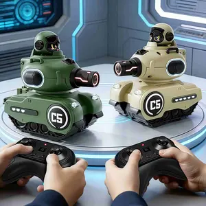Remote Control Battle Tanks Set, Rc Tank, 6-10 Years Old Boys Girls, Simulated Shooting Effect, Parent-Child Interaction, Birthday Party Gift