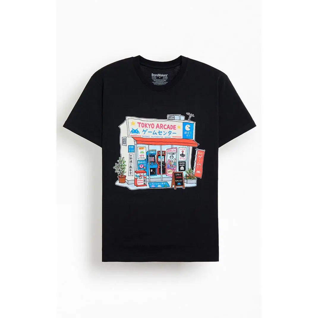 PacSun Men's Tokyo Arcade T-Shirt - Multicolor