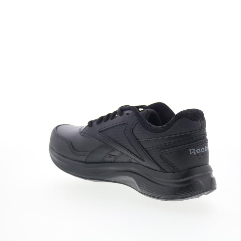 Reebok Walk Ultra Dmx 7 Max Womens Black Leather Lifestyle Sneakers Shoes