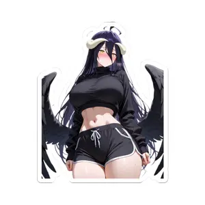 Cute Anime Sticker ($20 Free Shipping), Oppai Ecchi Girl, Manga, Albedo Art